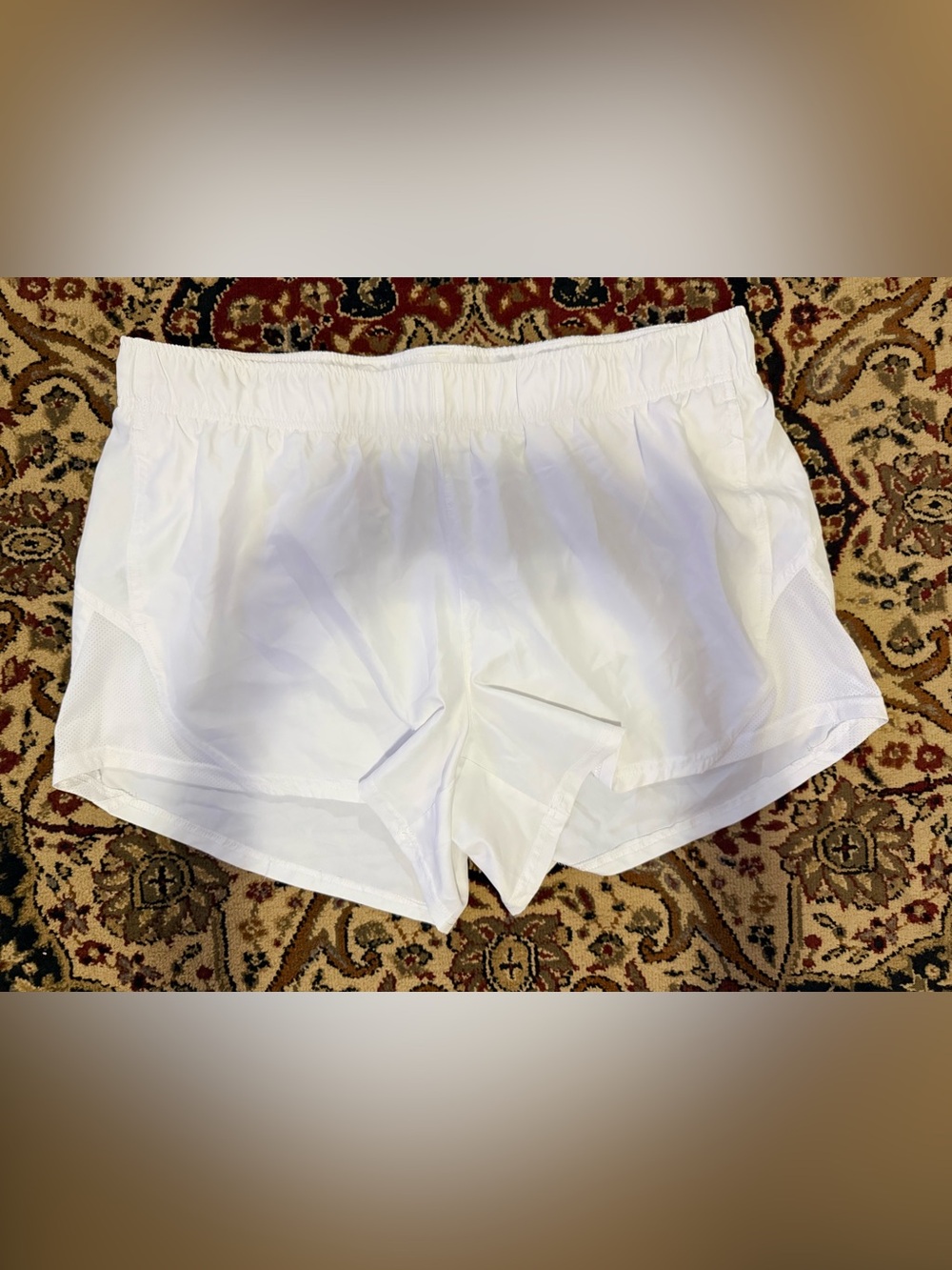 XXL (20) Athletic Works bright White! Lined Athletic Shorts